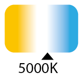 5000K