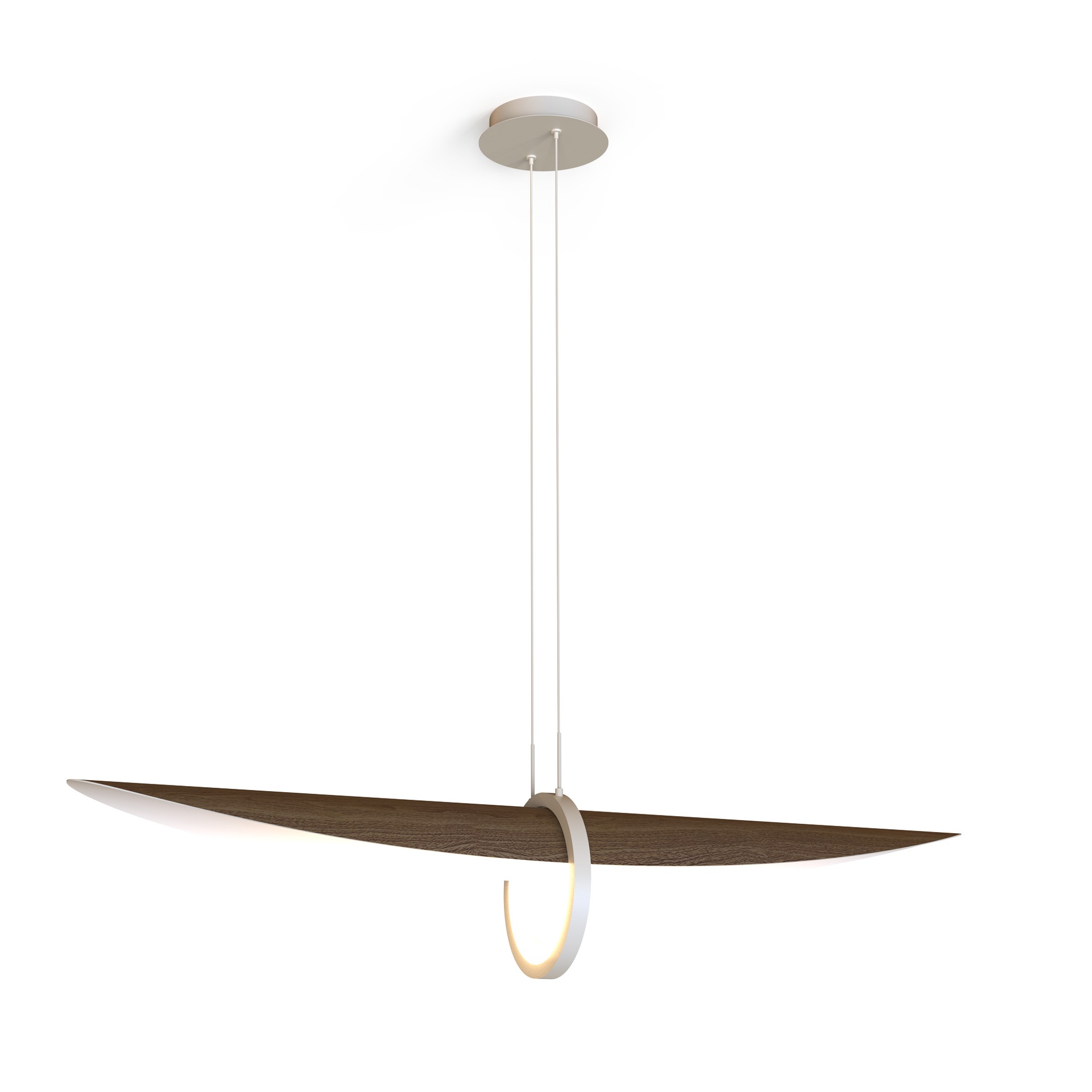 ORBITA LAMPARA LED - 2700K - MADERA/BLANCO
